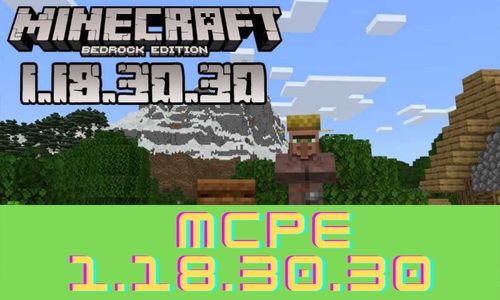 Minecraft PE 1.18.30.30 Apk Free Mod