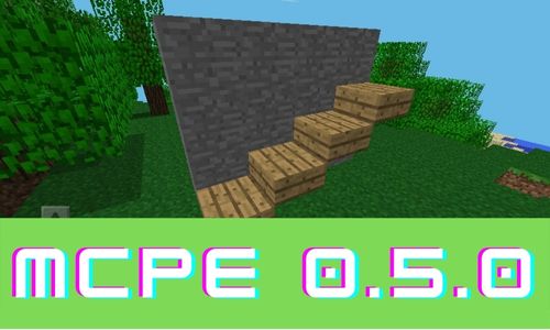  Minecraft PE 0.5.0 poster