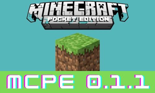 Minecraft PE 0.1.1 poster