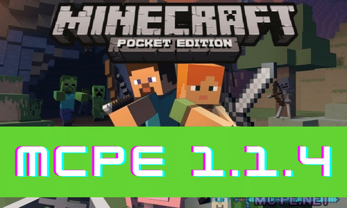 Minecraft PE 1.1.4 poster