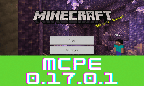 Minecraft Pocket Edition 0.17.0.1 poster