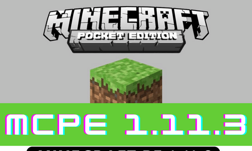 Minecraft PE 1.11.3 poster