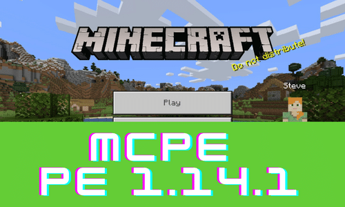 Minecraft PE 1.14.1 poster