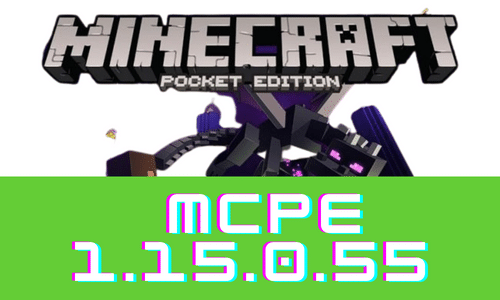 Minecraft Pocket Edition 1.15.0.55 poster